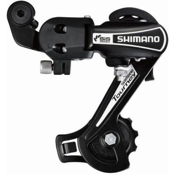 Переключатель задний SHIMANO TOURNEY, TY21-B, SS, 6 скоростей, крепление на болт, черный, без упаковки ARDTY21BSSDL